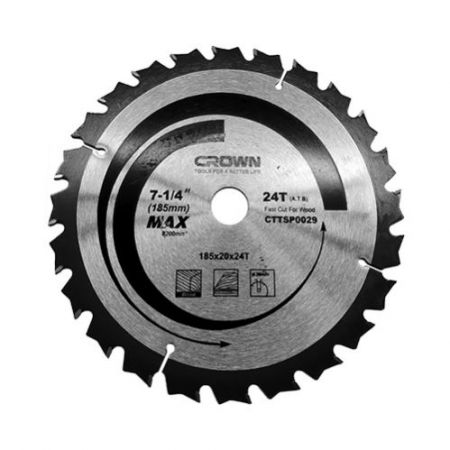 Circular Saw Blade - 185x16/20mm, 24 teeth